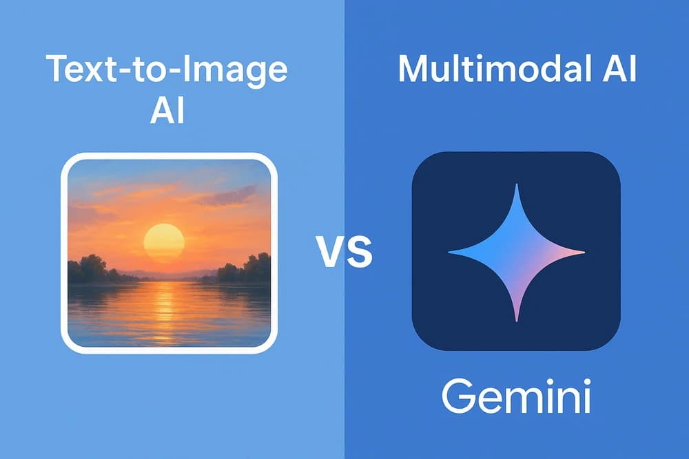 The Difference Between Text-to-Image AI and Multimodal AI
